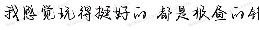 我感觉玩得挺好的 都是极昼的错字体转换